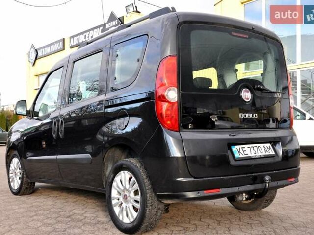 Черный Фиат Добло, объемом двигателя 1.6 л и пробегом 240 тыс. км за 7200 $, фото 13 на Automoto.ua
