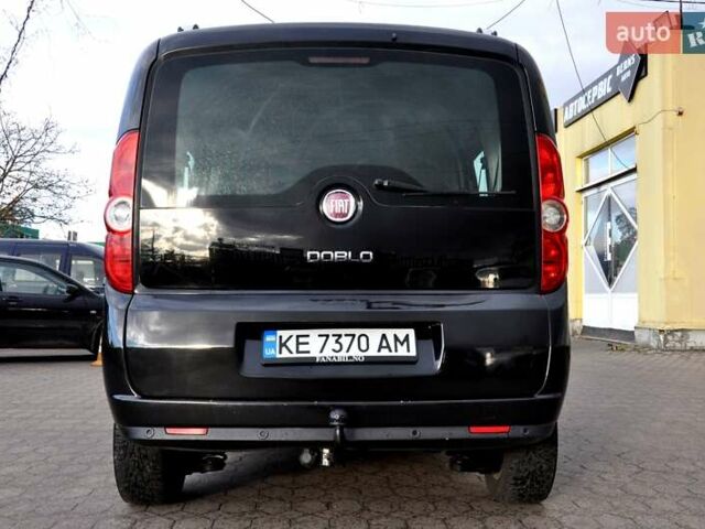 Черный Фиат Добло, объемом двигателя 1.6 л и пробегом 240 тыс. км за 7200 $, фото 11 на Automoto.ua