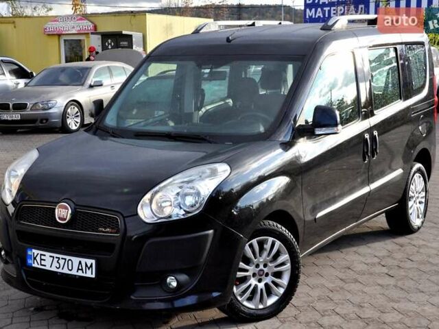 Черный Фиат Добло, объемом двигателя 1.6 л и пробегом 240 тыс. км за 7200 $, фото 37 на Automoto.ua