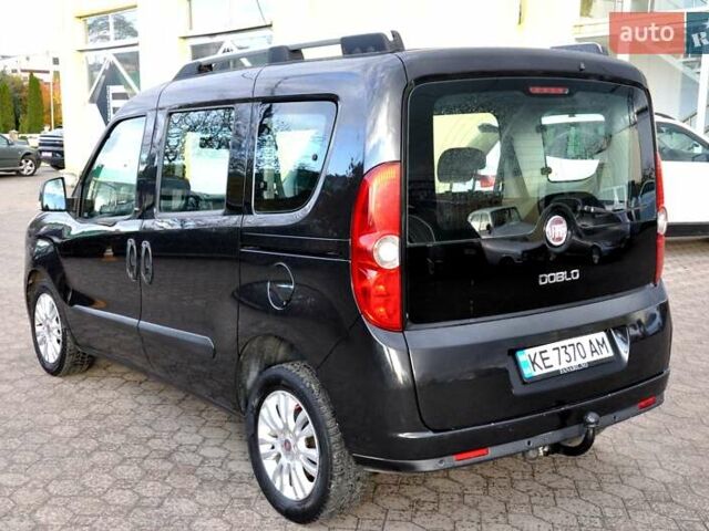 Черный Фиат Добло, объемом двигателя 1.6 л и пробегом 240 тыс. км за 7200 $, фото 12 на Automoto.ua