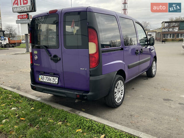 Фиолетовый Фиат Добло, объемом двигателя 1.3 л и пробегом 145 тыс. км за 5250 $, фото 4 на Automoto.ua