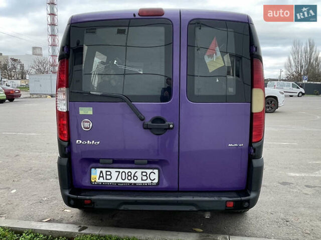 Фиолетовый Фиат Добло, объемом двигателя 1.3 л и пробегом 145 тыс. км за 5250 $, фото 5 на Automoto.ua