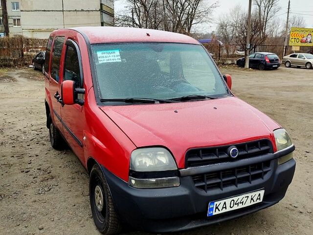 Красный Фиат Добло, объемом двигателя 1.9 л и пробегом 260 тыс. км за 2600 $, фото 1 на Automoto.ua