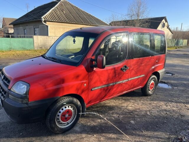 Красный Фиат Добло, объемом двигателя 1.9 л и пробегом 215 тыс. км за 2150 $, фото 5 на Automoto.ua