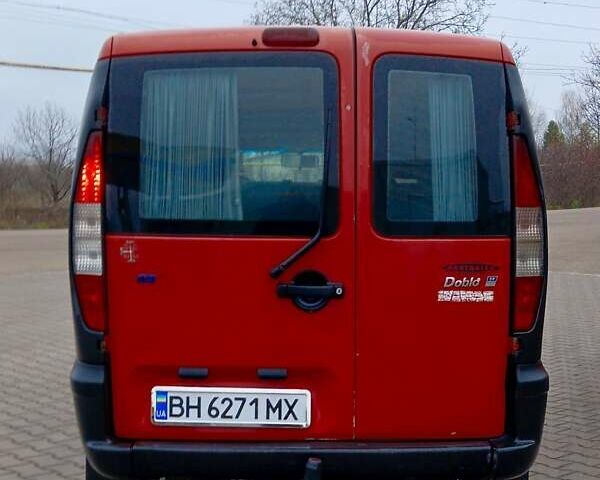 Красный Фиат Добло, объемом двигателя 1.91 л и пробегом 315 тыс. км за 3350 $, фото 4 на Automoto.ua