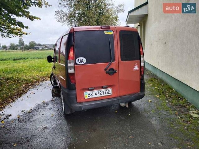 Червоний Фіат Добло, об'ємом двигуна 1.91 л та пробігом 314 тис. км за 3000 $, фото 12 на Automoto.ua