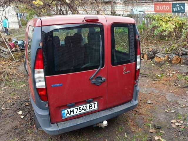 Красный Фиат Добло, объемом двигателя 1.91 л и пробегом 330 тыс. км за 3800 $, фото 5 на Automoto.ua