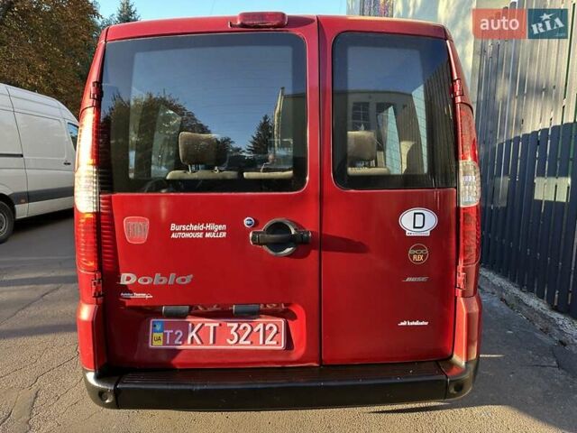 Красный Фиат Добло, объемом двигателя 1.9 л и пробегом 189 тыс. км за 5600 $, фото 9 на Automoto.ua