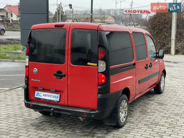 Красный Фиат Добло, объемом двигателя 1.4 л и пробегом 271 тыс. км за 3800 $, фото 4 на Automoto.ua