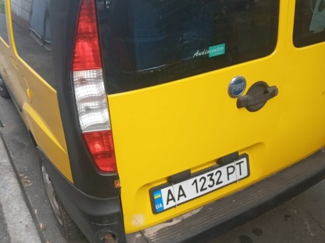 Жовтий Фіат Добло, об'ємом двигуна 1.6 л та пробігом 320 тис. км за 3500 $, фото 1 на Automoto.ua