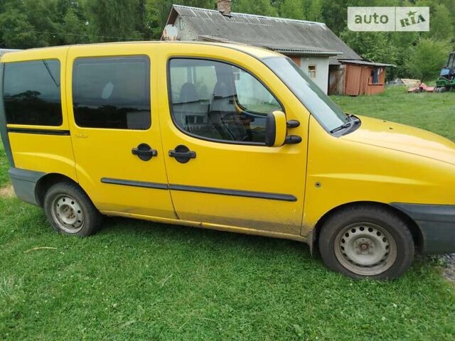 Желтый Фиат Добло, объемом двигателя 1.91 л и пробегом 322 тыс. км за 3100 $, фото 6 на Automoto.ua