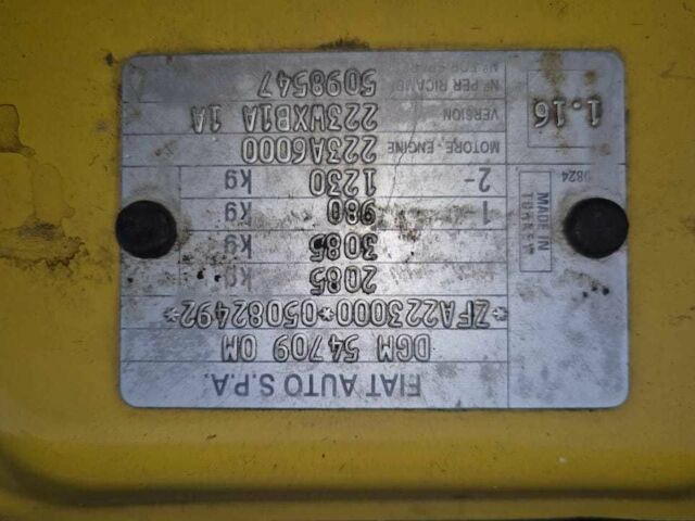 Жовтий Фіат Добло, об'ємом двигуна 0 л та пробігом 240 тис. км за 3200 $, фото 9 на Automoto.ua