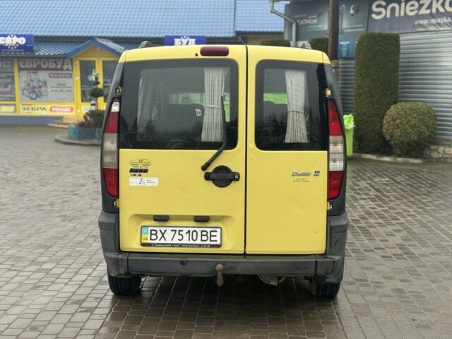 Желтый Фиат Добло, объемом двигателя 1.9 л и пробегом 260 тыс. км за 3600 $, фото 2 на Automoto.ua