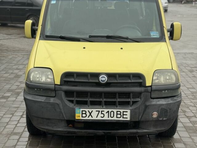 Желтый Фиат Добло, объемом двигателя 1.9 л и пробегом 260 тыс. км за 3600 $, фото 5 на Automoto.ua