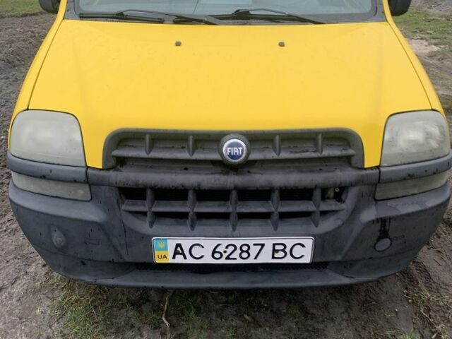 Жовтий Фіат Добло, об'ємом двигуна 1.3 л та пробігом 268 тис. км за 4000 $, фото 6 на Automoto.ua