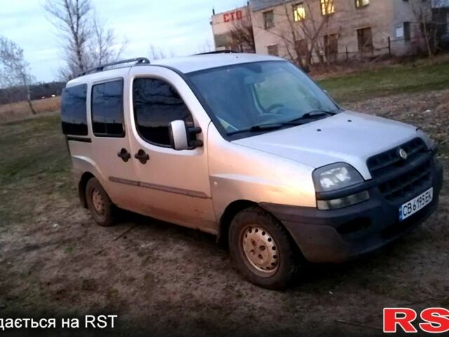 Серый Фиат Добло, объемом двигателя 1.9 л и пробегом 317 тыс. км за 3100 $, фото 6 на Automoto.ua