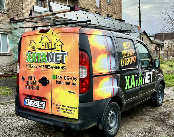 Серый Фиат Добло, объемом двигателя 1.6 л и пробегом 322 тыс. км за 3100 $, фото 5 на Automoto.ua