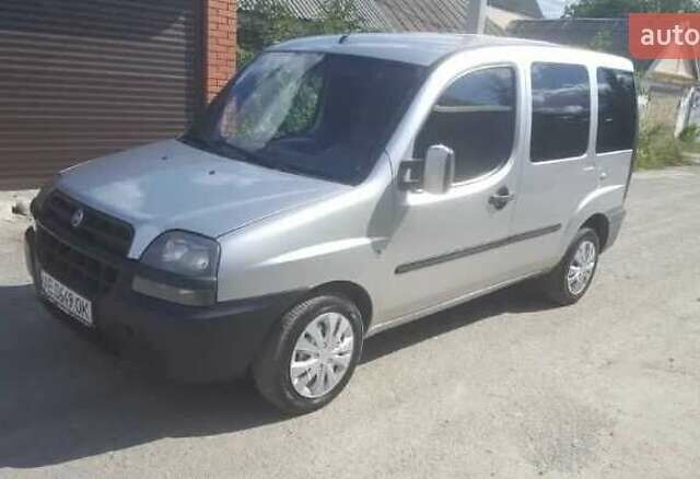 Серый Фиат Добло, объемом двигателя 1.9 л и пробегом 276 тыс. км за 3000 $, фото 14 на Automoto.ua
