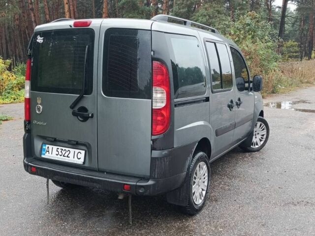 Серый Фиат Добло, объемом двигателя 1.4 л и пробегом 200 тыс. км за 4600 $, фото 3 на Automoto.ua