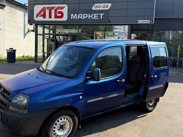 Синій Фіат Добло, об'ємом двигуна 1.6 л та пробігом 250 тис. км за 1999 $, фото 6 на Automoto.ua