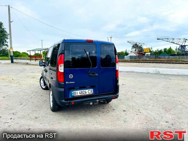 Синий Фиат Добло, объемом двигателя 1.9 л и пробегом 300 тыс. км за 4850 $, фото 4 на Automoto.ua