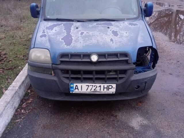 Синий Фиат Добло, объемом двигателя 1.9 л и пробегом 240 тыс. км за 1450 $, фото 2 на Automoto.ua