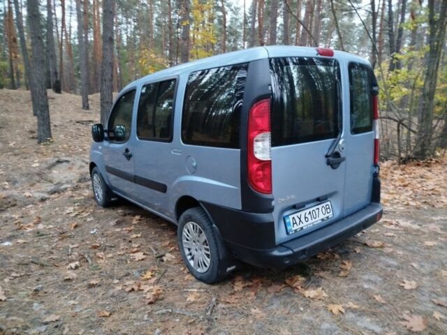 Синий Фиат Добло, объемом двигателя 1.4 л и пробегом 240 тыс. км за 5200 $, фото 5 на Automoto.ua
