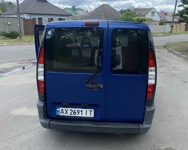 Синий Фиат Добло, объемом двигателя 1.91 л и пробегом 230 тыс. км за 4200 $, фото 11 на Automoto.ua