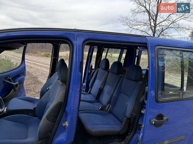 Синий Фиат Добло, объемом двигателя 1.6 л и пробегом 191 тыс. км за 4000 $, фото 5 на Automoto.ua