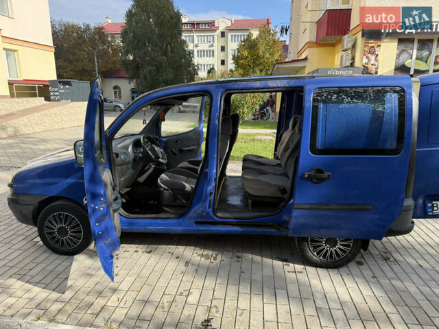 Синий Фиат Добло, объемом двигателя 1.9 л и пробегом 298 тыс. км за 3600 $, фото 21 на Automoto.ua