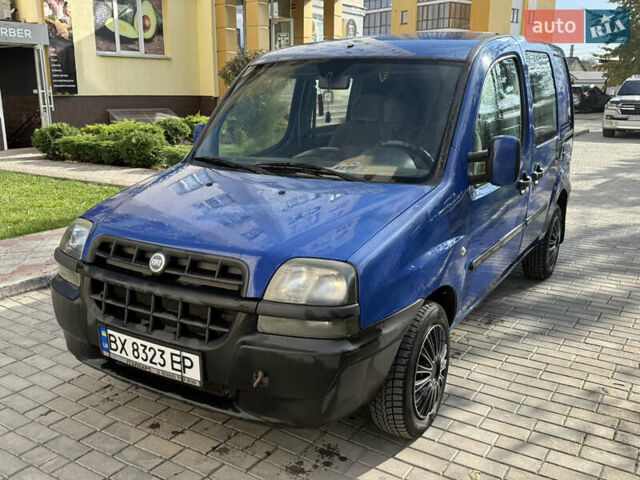 Синий Фиат Добло, объемом двигателя 1.9 л и пробегом 298 тыс. км за 3600 $, фото 1 на Automoto.ua