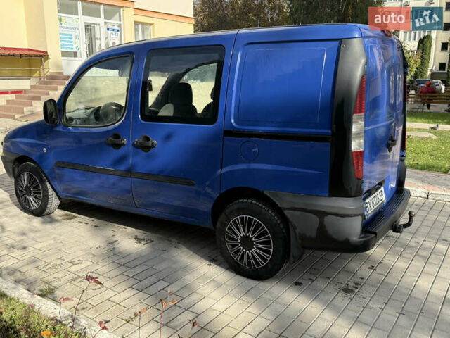 Синий Фиат Добло, объемом двигателя 1.9 л и пробегом 298 тыс. км за 3600 $, фото 3 на Automoto.ua