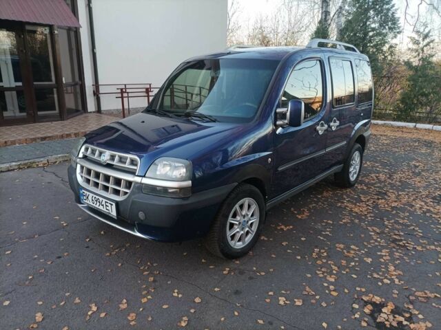 Синий Фиат Добло, объемом двигателя 0 л и пробегом 270 тыс. км за 3600 $, фото 5 на Automoto.ua