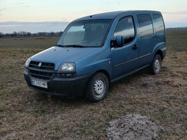 Синий Фиат Добло, объемом двигателя 1.9 л и пробегом 357 тыс. км за 3300 $, фото 2 на Automoto.ua