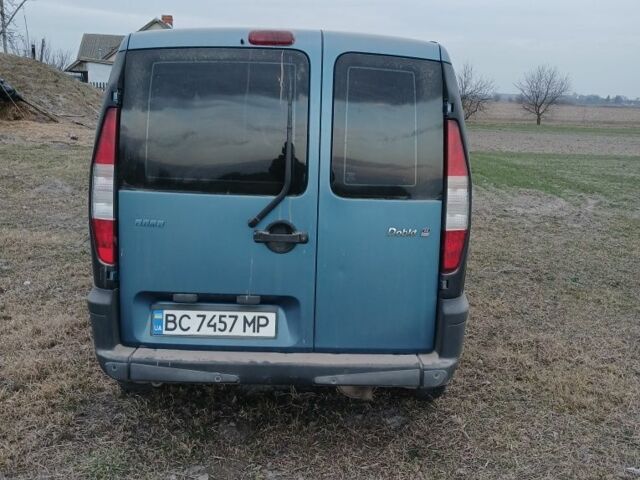 Синий Фиат Добло, объемом двигателя 1.9 л и пробегом 357 тыс. км за 3300 $, фото 6 на Automoto.ua