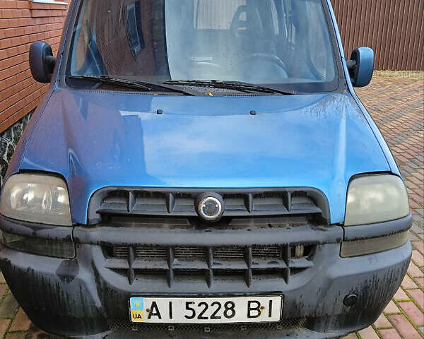 Синий Фиат Добло, объемом двигателя 1.9 л и пробегом 251 тыс. км за 3500 $, фото 4 на Automoto.ua