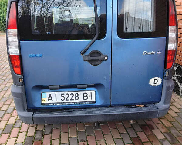 Синий Фиат Добло, объемом двигателя 1.9 л и пробегом 251 тыс. км за 3500 $, фото 1 на Automoto.ua
