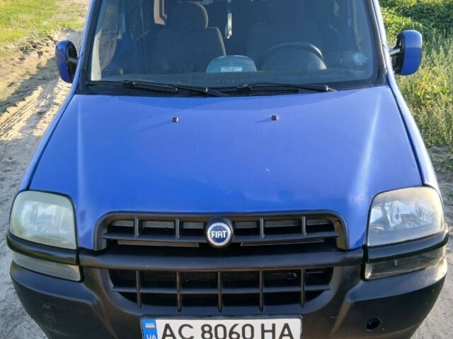 Синий Фиат Добло, объемом двигателя 1.6 л и пробегом 290 тыс. км за 3500 $, фото 1 на Automoto.ua