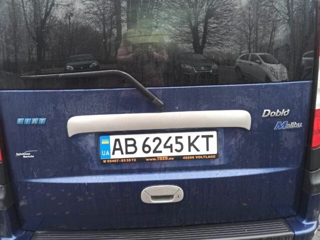 Синій Фіат Добло, об'ємом двигуна 1.9 л та пробігом 192 тис. км за 5500 $, фото 1 на Automoto.ua