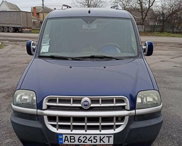 Синий Фиат Добло, объемом двигателя 1.9 л и пробегом 192 тыс. км за 5500 $, фото 5 на Automoto.ua