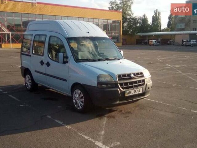 Синий Фиат Добло, объемом двигателя 1.6 л и пробегом 320 тыс. км за 3000 $, фото 1 на Automoto.ua