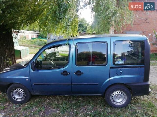 Синий Фиат Добло, объемом двигателя 1.91 л и пробегом 270 тыс. км за 4200 $, фото 2 на Automoto.ua