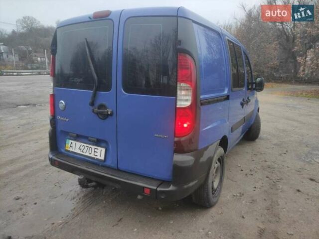 Синий Фиат Добло, объемом двигателя 1.9 л и пробегом 228 тыс. км за 3500 $, фото 5 на Automoto.ua