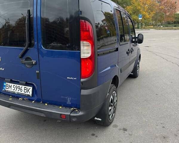 Синий Фиат Добло, объемом двигателя 1.3 л и пробегом 260 тыс. км за 5700 $, фото 2 на Automoto.ua