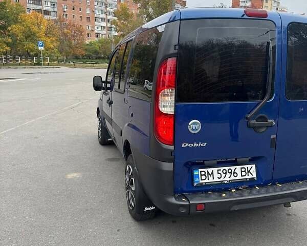 Синий Фиат Добло, объемом двигателя 1.3 л и пробегом 260 тыс. км за 5700 $, фото 7 на Automoto.ua