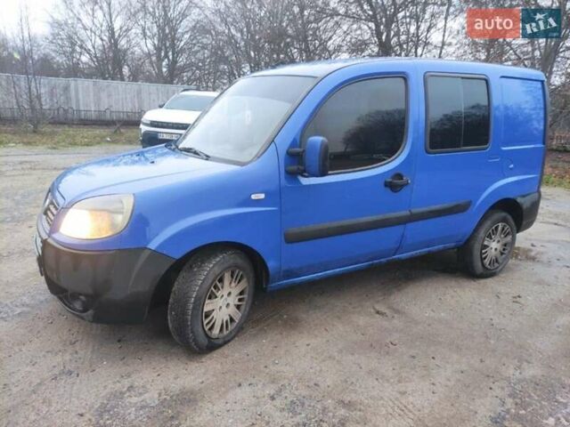 Синий Фиат Добло, объемом двигателя 1.9 л и пробегом 228 тыс. км за 3500 $, фото 7 на Automoto.ua
