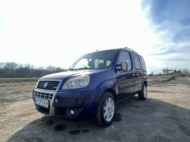 Синий Фиат Добло, объемом двигателя 1.2 л и пробегом 264 тыс. км за 5000 $, фото 1 на Automoto.ua