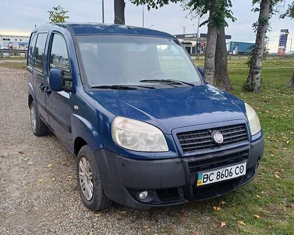 Синий Фиат Добло, объемом двигателя 1.6 л и пробегом 191 тыс. км за 3900 $, фото 1 на Automoto.ua