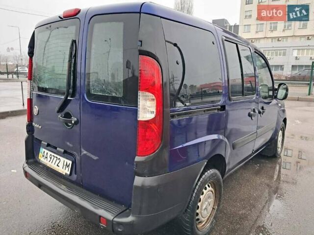 Синий Фиат Добло, объемом двигателя 1.4 л и пробегом 241 тыс. км за 4600 $, фото 2 на Automoto.ua