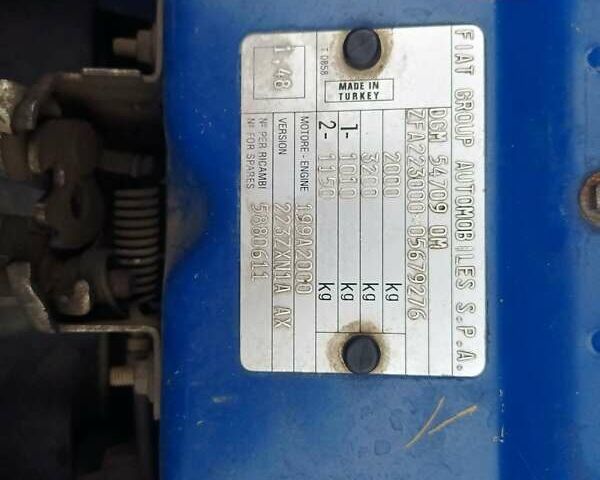 Синий Фиат Добло, объемом двигателя 1.25 л и пробегом 400 тыс. км за 4500 $, фото 1 на Automoto.ua